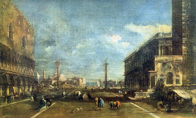 Little Square of St. Marcus, Francesco Guardi